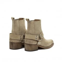 TORAL SAND SUEDE ANKLE BOOTS