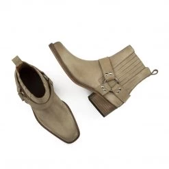 TORAL SAND SUEDE ANKLE BOOTS