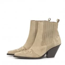 TORAL SAND SUEDE WESTERN BOOTIES Boots
