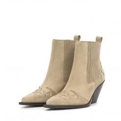 TORAL SAND SUEDE WESTERN BOOTIES Boots