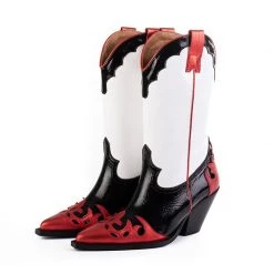 TORAL MULTICOLORED METALLIC BOOTS