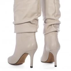 TORAL CREAM SLOUCHY BOOTS