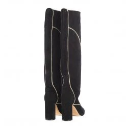 TORAL KNEE-HIGH BOOTS WITH GOLD TRIM 8 TORAL KNEE-HIGH BOOTS WITH GOLD TRIM