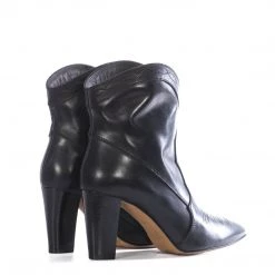 Boots TORAL BLACK LEATHER WESTERN BOOTIES 8 Boots TORAL BLACK LEATHER WESTERN BOOTIES