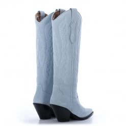 TORAL SKY BLUE SUEDE TALL COWBOY BOOTS Bestsellers