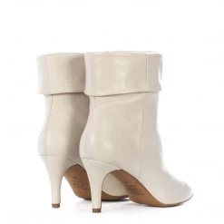 TORAL OFF-WHITE LEATHER ANKLE BOOT 7 TORAL OFF-WHITE LEATHER ANKLE BOOT