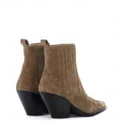 TORAL HAZELNUT SUEDE ANKLE BOOTS
