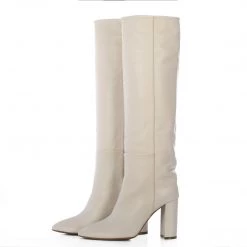 TORAL OFF WHITE LEATHER TALL BOOTS Bestsellers