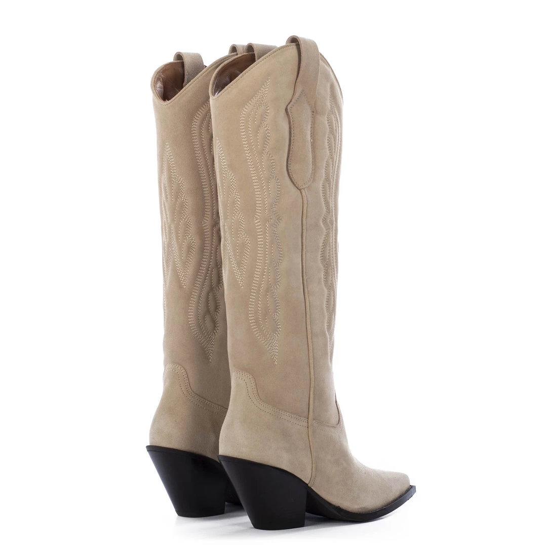 TORAL SAND SUEDE TALL COWBOY BOOTS Bestsellers 3 TORAL SAND SUEDE TALL COWBOY BOOTS Bestsellers