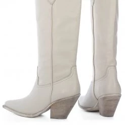 TORAL OFF-WHITE TALL BOOTS