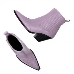 TORAL LILA LEATHER ANKLE BOOTS 7 TORAL LILA LEATHER ANKLE BOOTS