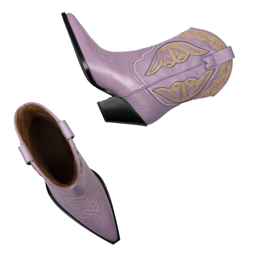 Bestsellers TORAL LILA LEATHER COWBOY BOOTS 4 Bestsellers TORAL LILA LEATHER COWBOY BOOTS