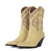 Bestsellers TORAL YELLOW LEATHER COWBOY BOOTS