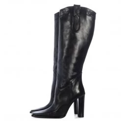 Toral CLASSIC STITCH LEATHER BOOTS IN BLACK TORAL X GUIZIO