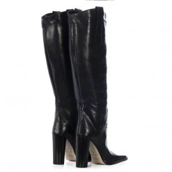 Toral CLASSIC STITCH LEATHER BOOTS IN BLACK TORAL X GUIZIO