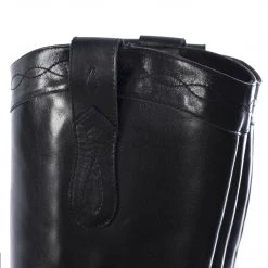 Toral CLASSIC STITCH LEATHER BOOTS IN BLACK TORAL X GUIZIO