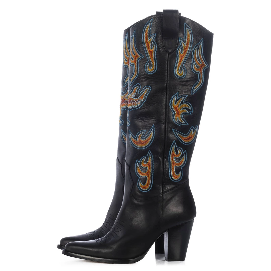 Toral TORAL X GUIZIO ANGELS WITH ME BOOTS IN BLACK 4 Toral TORAL X GUIZIO ANGELS WITH ME BOOTS IN BLACK