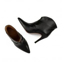 TORAL BLACK LEATHER ANKLE BOOTS Bestsellers