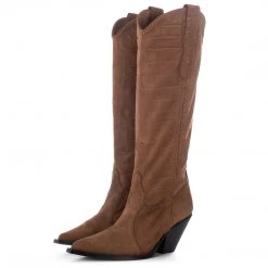 Toral BISCOTTO MOCK CROC NOBUK TALL BOOTS