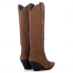 Toral BISCOTTO MOCK CROC NOBUK TALL BOOTS