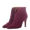 Toral BURGUNDY SUEDE ANKLE BOOTS