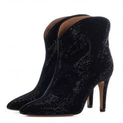 Toral BLACK ANKLE BOOTS WITH STRASS
