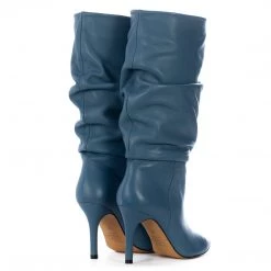 Toral SEA BLUE-COLORED SLOUCHY BOOTS 8 Toral SEA BLUE-COLORED SLOUCHY BOOTS