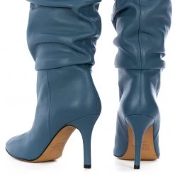 Toral SEA BLUE-COLORED SLOUCHY BOOTS 9 Toral SEA BLUE-COLORED SLOUCHY BOOTS