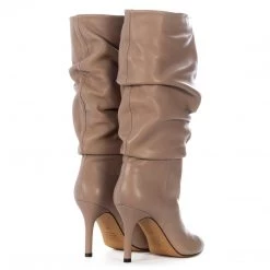 Toral EARTH-COLORED SLOUCHY BOOTS