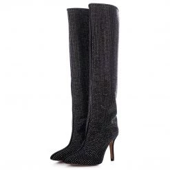 TORAL STRASS BLACK BOOTS