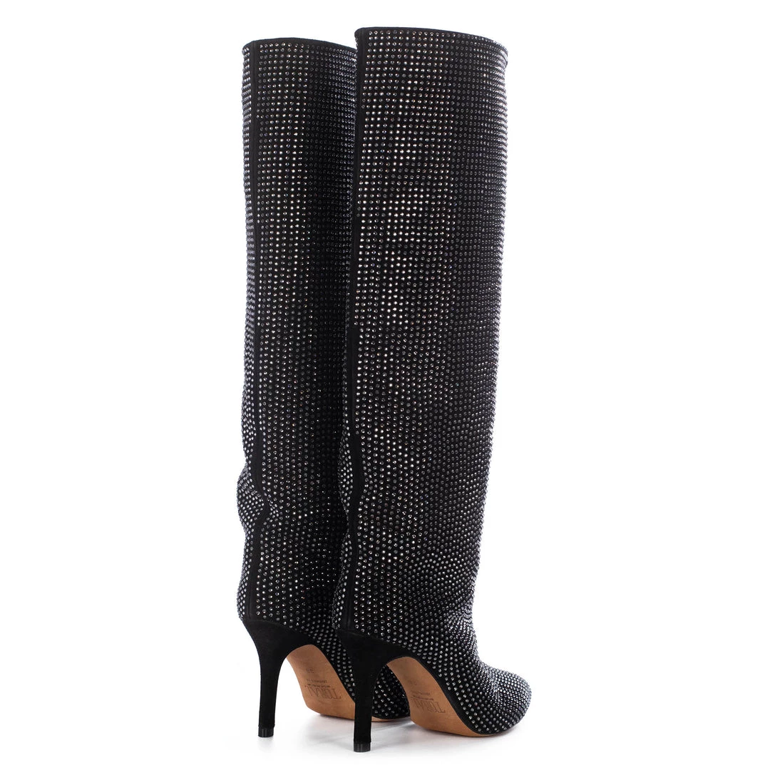 TORAL STRASS BLACK BOOTS 3 TORAL STRASS BLACK BOOTS
