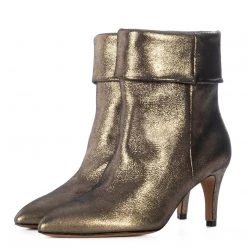 Toral METALLIC GOLD ANKLE BOOTS