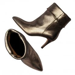 Toral METALLIC GOLD ANKLE BOOTS