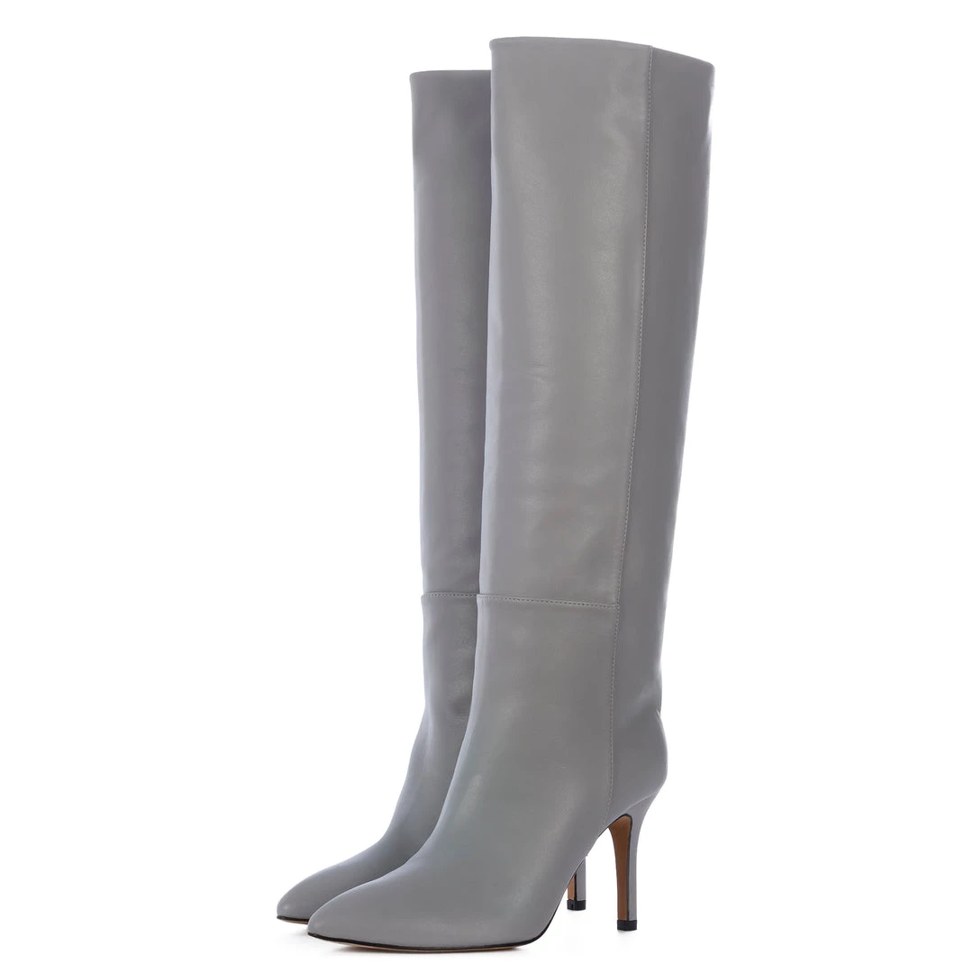 Toral AURA GREY-COLORED TALL BOOTS 1 Toral AURA GREY-COLORED TALL BOOTS