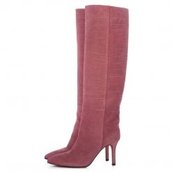 Toral AURA PINK MOCK CROC TALL BOOTS 9 Toral AURA PINK MOCK CROC TALL BOOTS