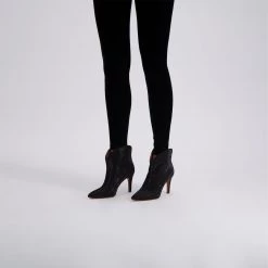 Toral BLACK ANKLE BOOTS WITH STRASS