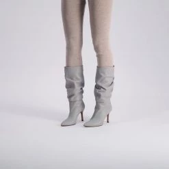 Toral GREY-COLORED SLOUCHY BOOTS