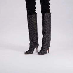 TORAL STRASS BLACK BOOTS