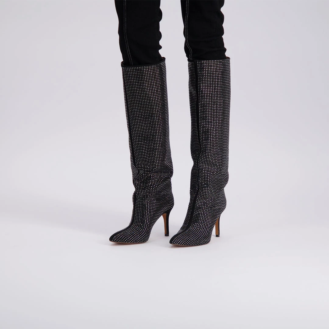 TORAL STRASS BLACK BOOTS 2 TORAL STRASS BLACK BOOTS