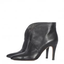 TORAL BLACK LEATHER ANKLE BOOTS 9 TORAL BLACK LEATHER ANKLE BOOTS