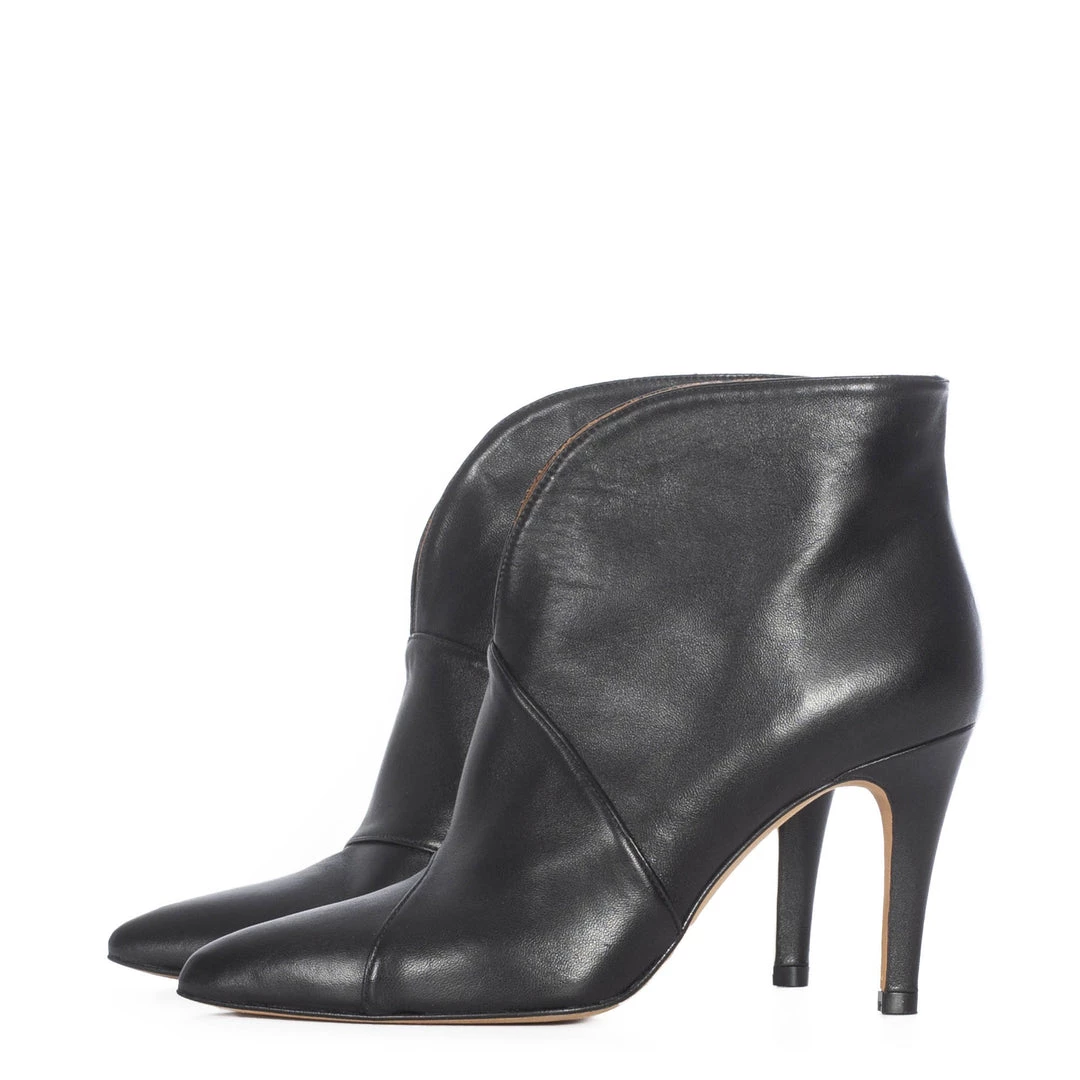 TORAL BLACK LEATHER ANKLE BOOTS 5 TORAL BLACK LEATHER ANKLE BOOTS