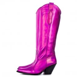 Toral SHINY FUCHSIA TALL BOOTS New In