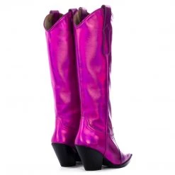 Toral SHINY FUCHSIA TALL BOOTS New In