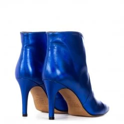 Toral BOOTIES SHINY BLUE ANKLE BOOTS