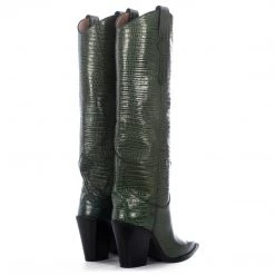 Toral ANA GREEN ANIMAL PRINT BOOTS New In